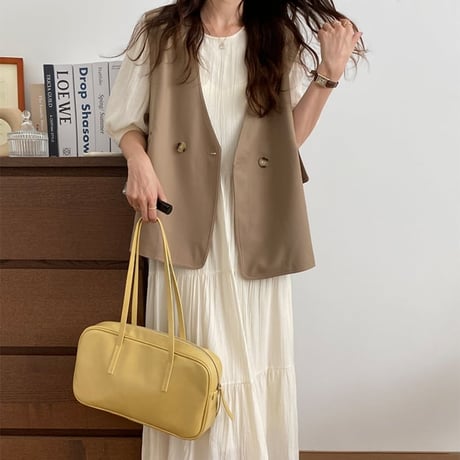 V-neck suit vest　MA1159