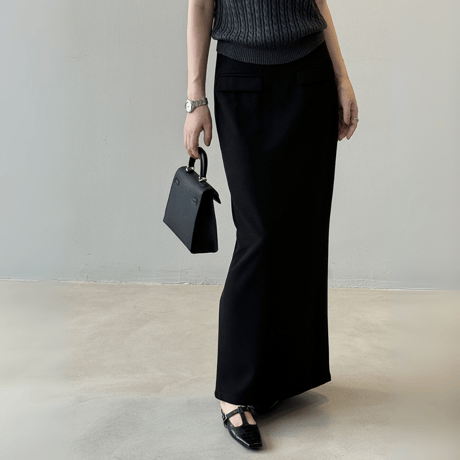 elegant straight tube skirt　MA1593