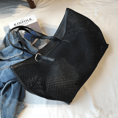 mesh light tote bag　MA1539