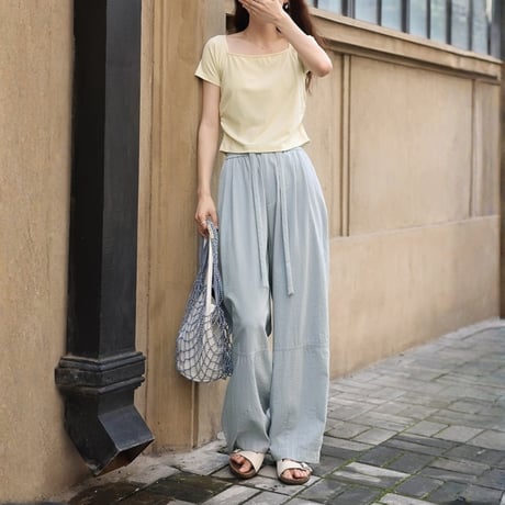 drape easy wide pants　MA1886