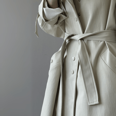 belted medium trench　MA1597