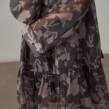 neck choker floral One-piece　MA1395