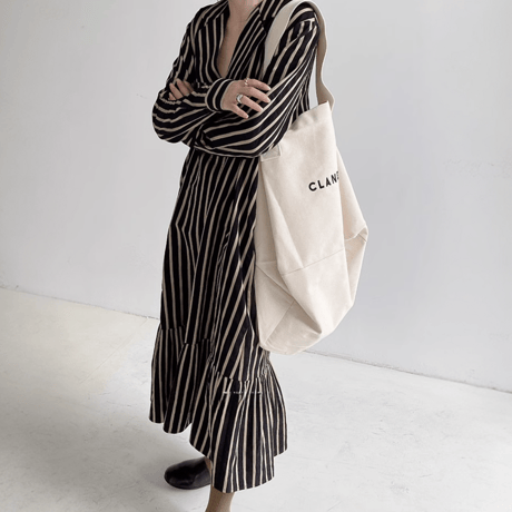 striped long dress　MA1461
