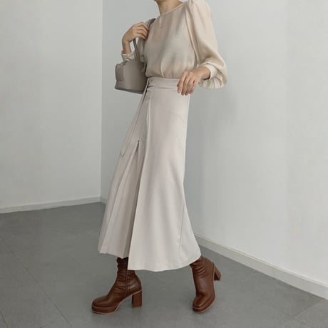elegant slit high waist skirt　MA1841