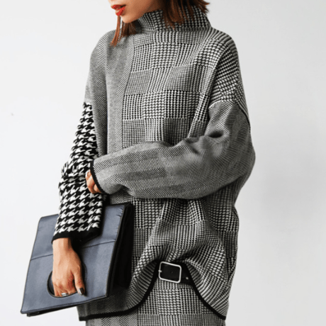 chidoripattern knit pullover　MA1643