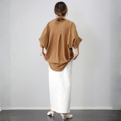 soft drape skipper blouse　MA1796