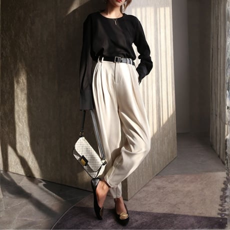 long cuffs rib cut top　MA1838