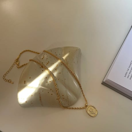 flower charm necklace　MA1127