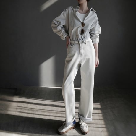 oversize cotton collar shirt　MA1856