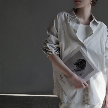 oversize cotton collar shirt　MA1856