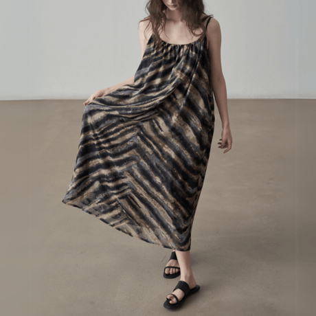 abstract woody design camisole one piece　MA1435