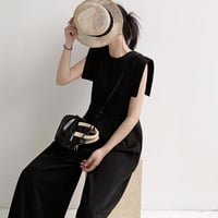sleeveless wide leg jumpsuit　MA1849