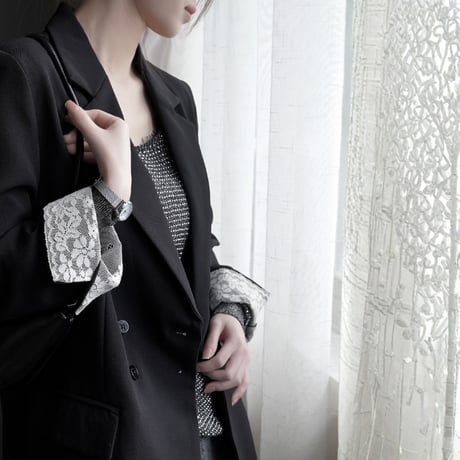 lace cuff tailored jacket　MA1927