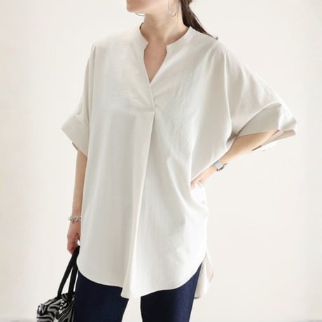 soft drape skipper blouse　MA1796