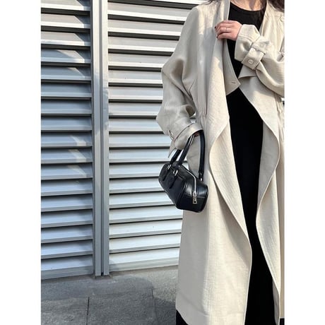 drape light long coat　MA1136