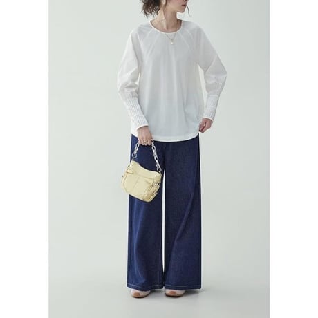 pleated cuff design tops　MA1183