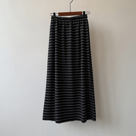 border knit flare skirt　MA1602