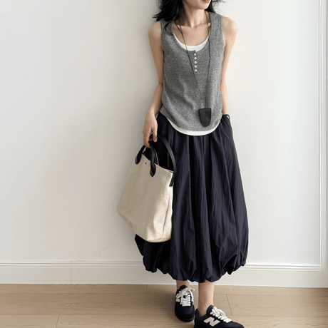 cocoon balloon skirt　MA1569