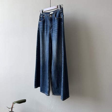 vintage wash wide leg denim　MA1655