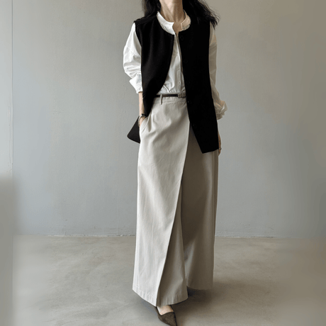 structured layering vest　MA1591