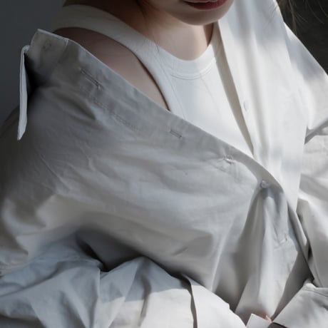 oversize cotton collar shirt　MA1856