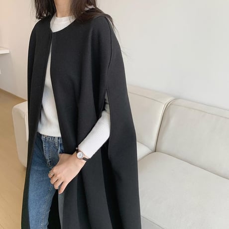 long cape coat　MA1137