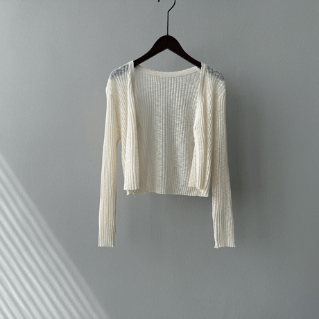 sheer v cardigan　MA1571