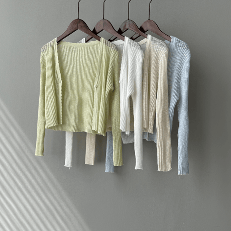 sheer v cardigan　MA1571