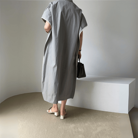 minimal loose silhouette dress　MA1636
