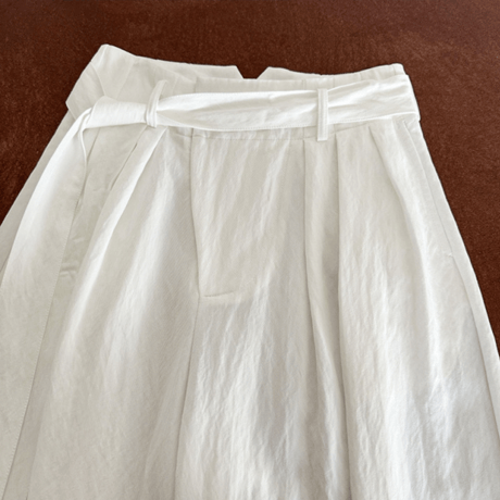 belted volume line pants　MA1532