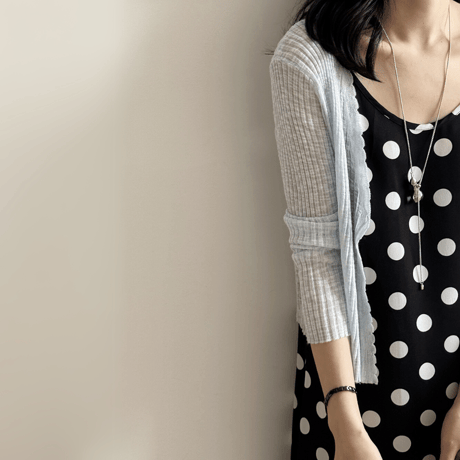 sheer v cardigan　MA1571