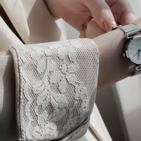 lace cuff tailored jacket　MA1927