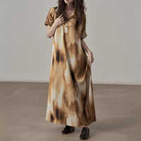 loose fit long shirt dress　MA1382