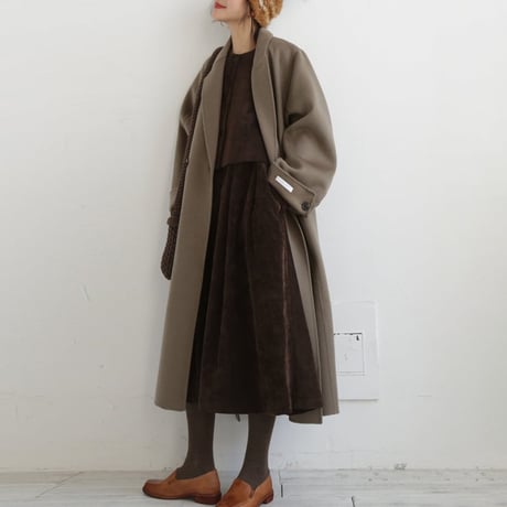 loose silhouette long coat　MA1298