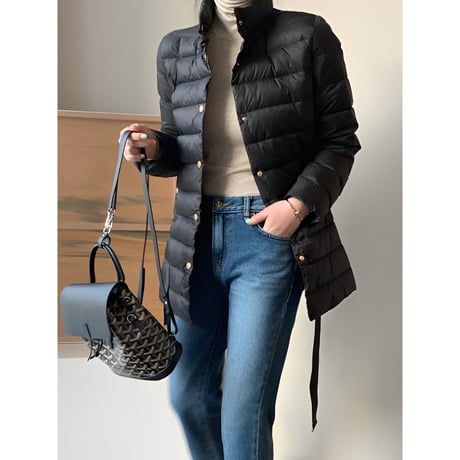 light weight midi-length down coat　MA1355