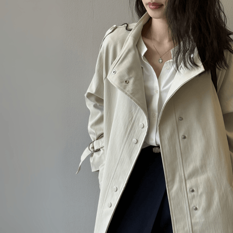 belted medium trench　MA1597