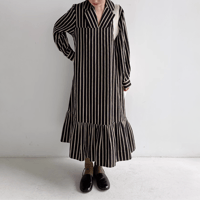 striped long dress　MA1461