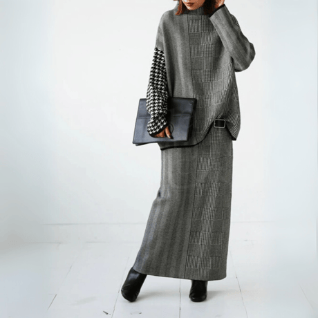 chidoripattern knit pullover　MA1643