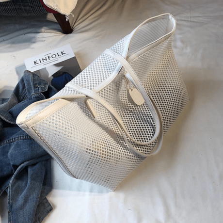 mesh light tote bag　MA1539