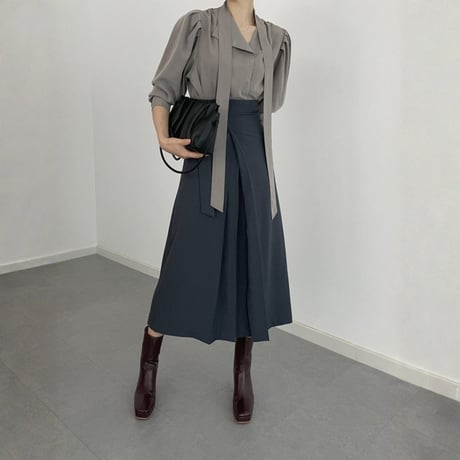 elegant slit high waist skirt　MA1841