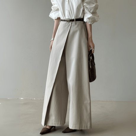 splicing design wide pants　MA1590