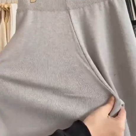 soft fit ankle knit pants　MA1754