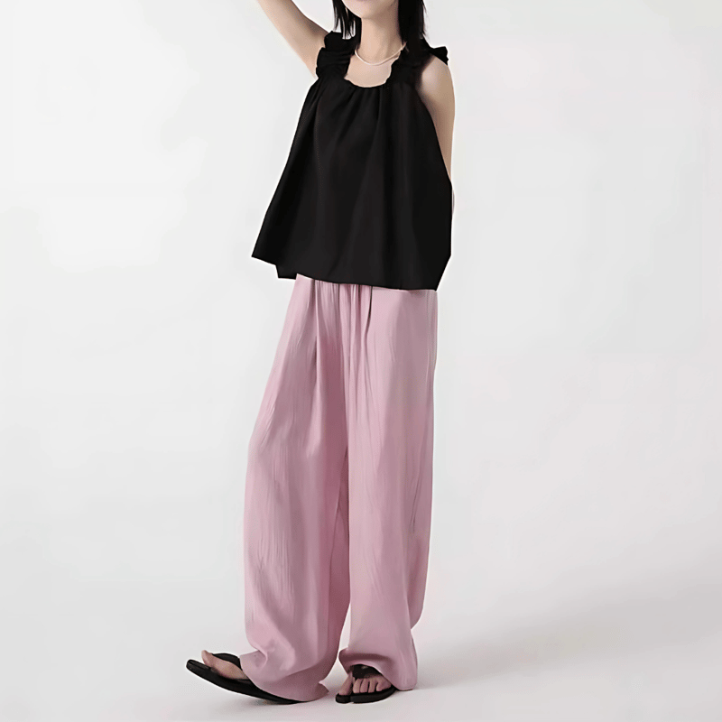 chieko +】airy wide pants airy wide pants｜CHIEKO+(チエコプラス