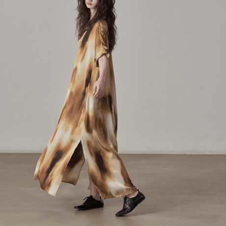 loose fit long shirt dress　MA1382