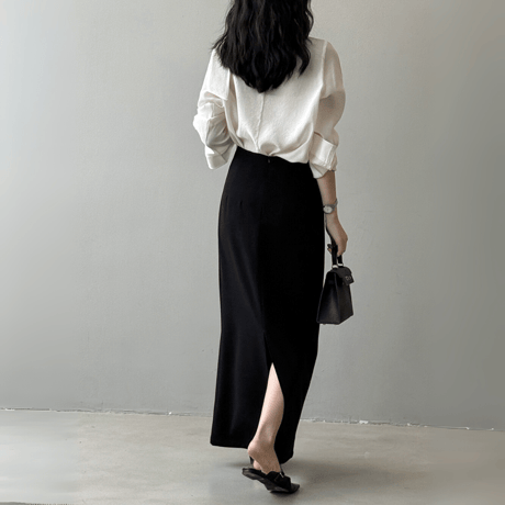 elegant straight tube skirt　MA1593
