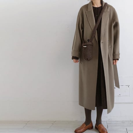 loose silhouette long coat　MA1298