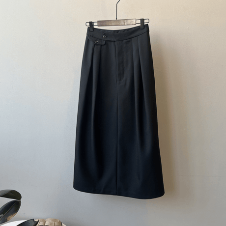 high-waist tuck flare skirt　MA1626