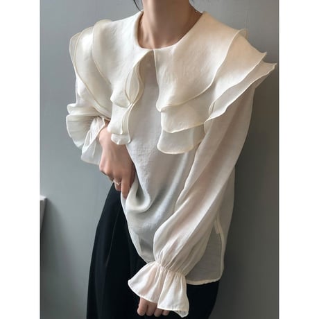 doll collar sweet blouse　MA1169