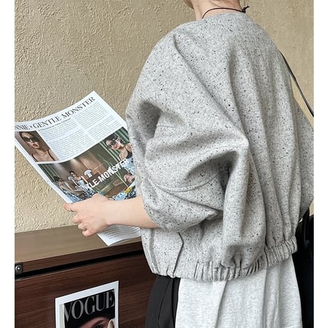 casual short designed jacket　MA1140
