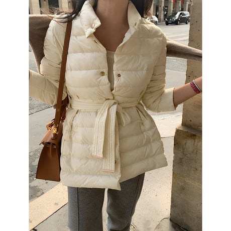 light weight midi-length down coat　MA1355